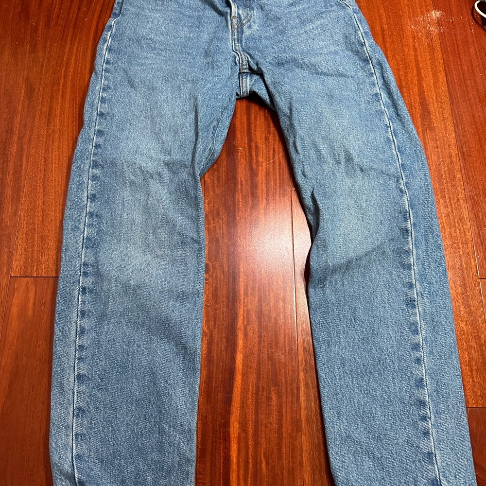Levi’s wedgie straight washed button up jeans 25